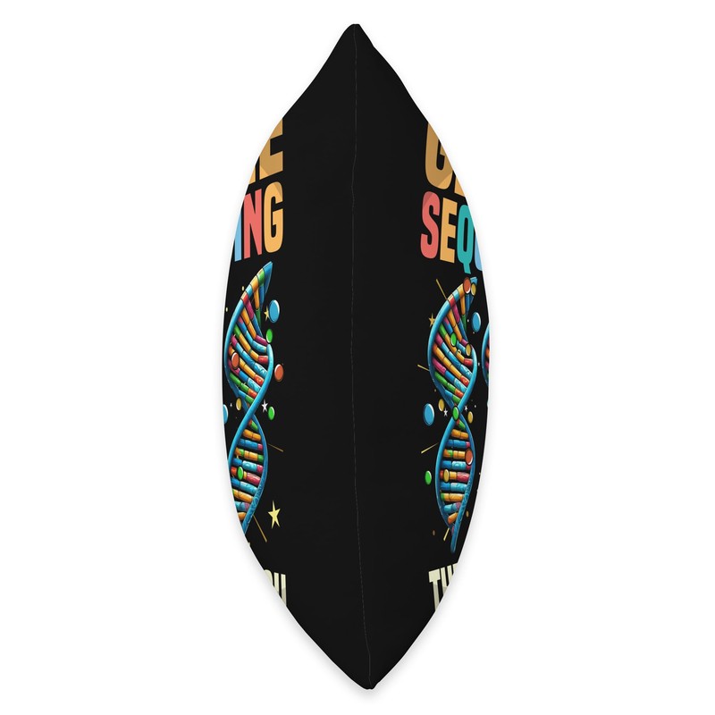 DNA Genome Sequencing Genetic Science DNA Tree Throw Pillow