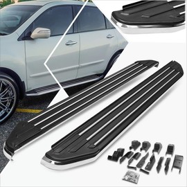 (2Pcs) 5.5 Inch Aluminum Running Boards/Side Steps/Nerf Bars Compatible with Acura MDX YD2 SUV 07-09