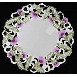 Medium Doily in a Highland Glen Design.