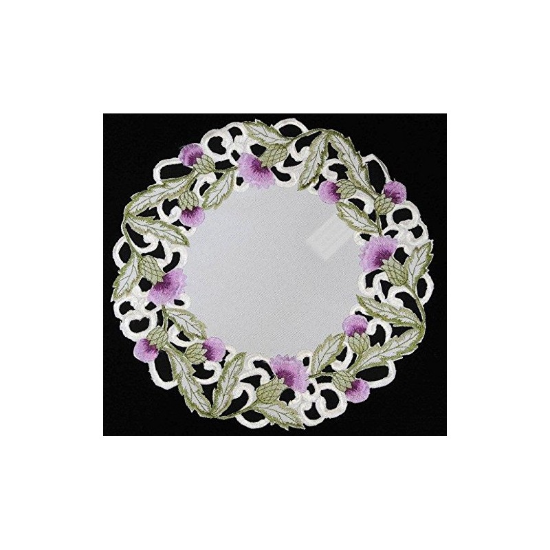 Medium Doily in a Highland Glen Design.