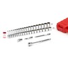 TEKTON 3/8 Inch Drive 6-Point Socket and Ratchet Set, 42-Piece