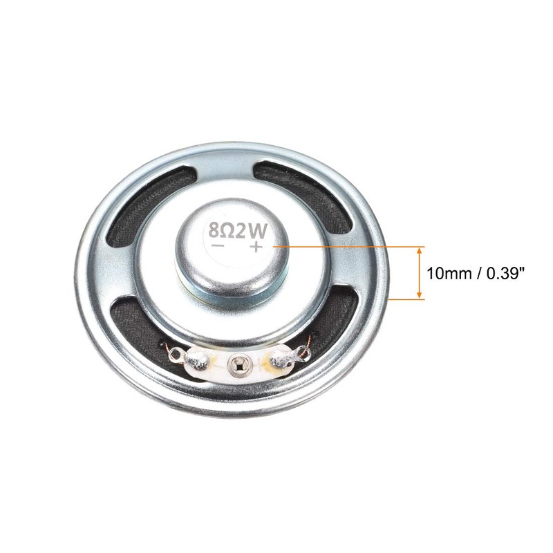 uxcell 2W 8 Ohm DIY Magnetic Speaker 50mm Round Shape