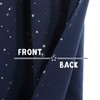 Blackout Kids Curtains for Bedroom Thermal Insulated Silver Twinkle Star