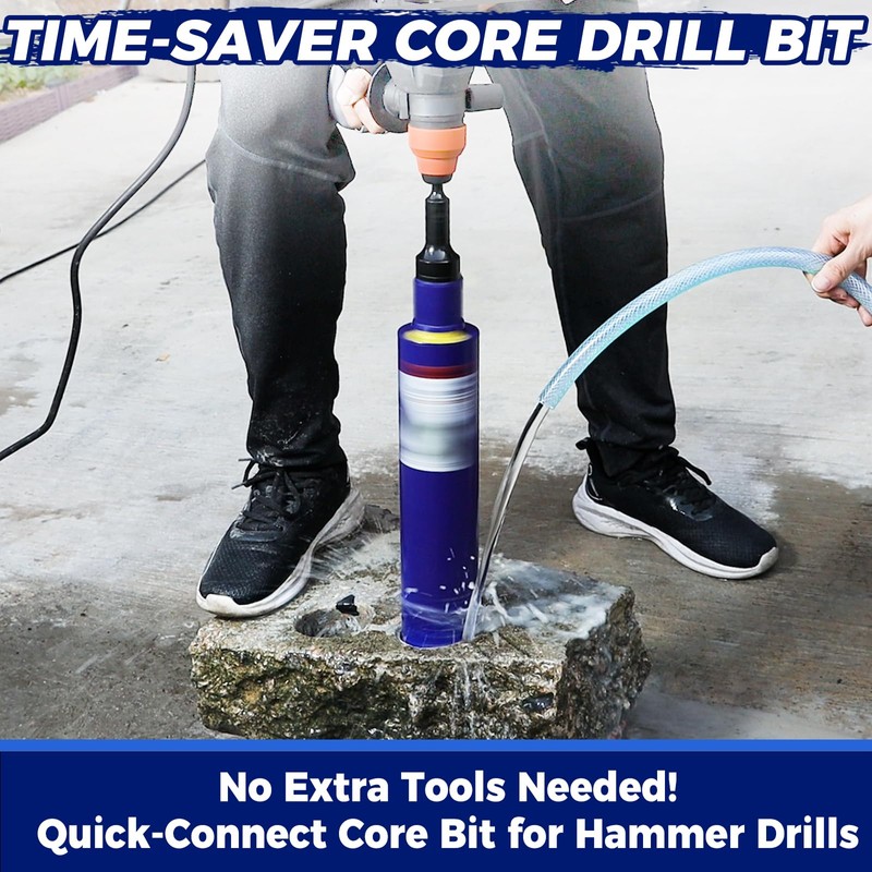 DaduoRi 1-1/2" Pro Concrete Core Drill Bit with SDS Plus