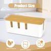 Cable Management Box, White, Cable Hide Box, 30 x 12