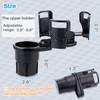 Kalevel 2 in 1 Car Cup Holder Expander Organizer Insert