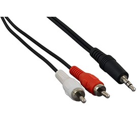 Cable Leader 3.5mm Stereo Male to 2 RCA Male Audio Cable (25 Foot (1 Pack))