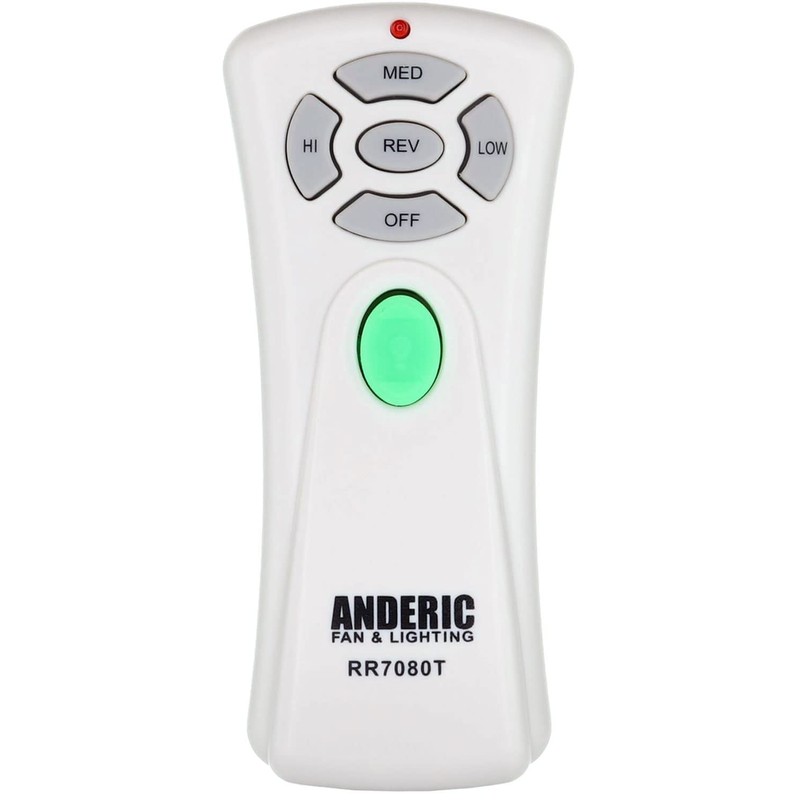 Anderic UC7080T Remote Control for Ceiling Fans - Remote Control
