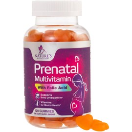 Prenatal Vitamins for Women 1335mcg - Pregnancy Vitamins Gummies with Folic Acid, Vitamin A, C, D3, B12, B6 - Prenatal Multivitamin Gummy for for Fetal Support, Pregnant & Nursing Women - 120 Gummies