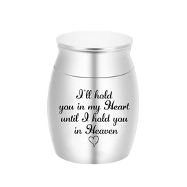 Small Urns Mini Cremation Human Ashes Holder Stainless Steel Memorial Keepsake Ash Funeral Urn for Pet Small Ashes Urns for dog pet