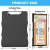 Cooperwin Clipboards Nursing Clipboard Trifold Foldable, 3 Layers Aluminum Nurse