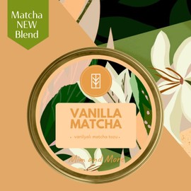 Mim and More Vanilla Matcha - Vanilya Aromalı Matcha, 25 gr