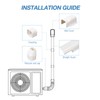3" W 7.5Ft L Line Set Cover Kit for Mini