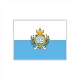 Womaha 30 Temporary San Marino Flag Tattoos Fans Face Tattoo Stickers for Adults Kids Group Activity Props