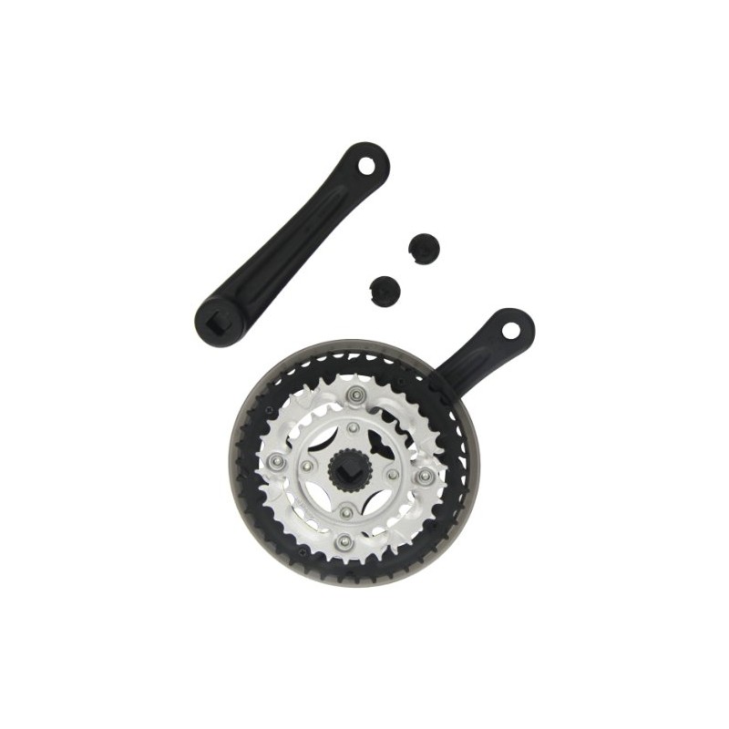 Raleigh RBR606 Chainset - Grey, X-Large