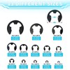 External Retaining Ring E-Clips Set, 450Pcs Snap Opening Ring Circlip