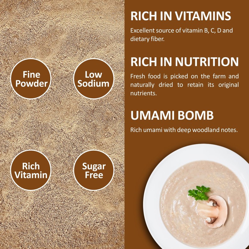 Yimi Onion and Mushroom Seasoning Mix, Umami Flavor, Finely Ground