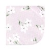 Hudson Baby Unisex Baby Flannel Cotton Washcloths, Purple Dainty Floral