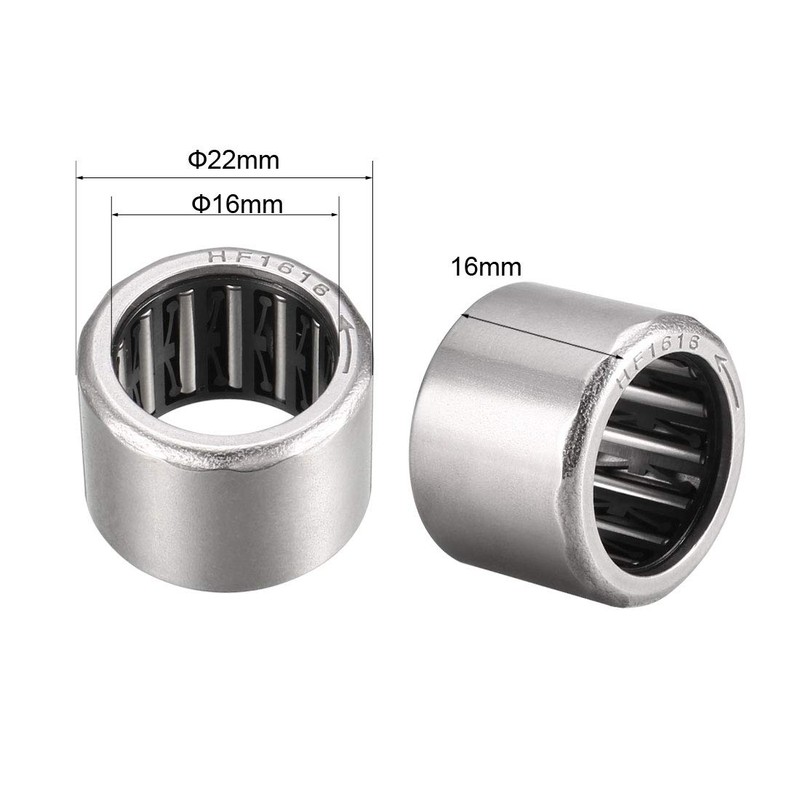 sourcing map Needle Bearings Disposable Clutch Bearing 16 mm Bore