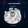 JAVIK Upgraded Water Pump CNC Impeller 19215-KA3-740 for Honda CR125