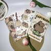 Capybara Spiral Notebooks, 4 Packs 5.5" x 8.3" A5 Wirebound