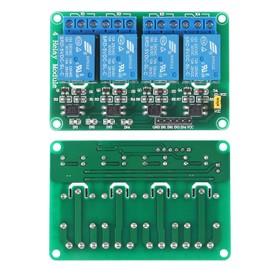 4pcs 4 Channel 5V Relay Module with Optocoupler for R3 MEGA 2560 1280 DSP ARM PIC AVR STM32 for Raspberry Pi