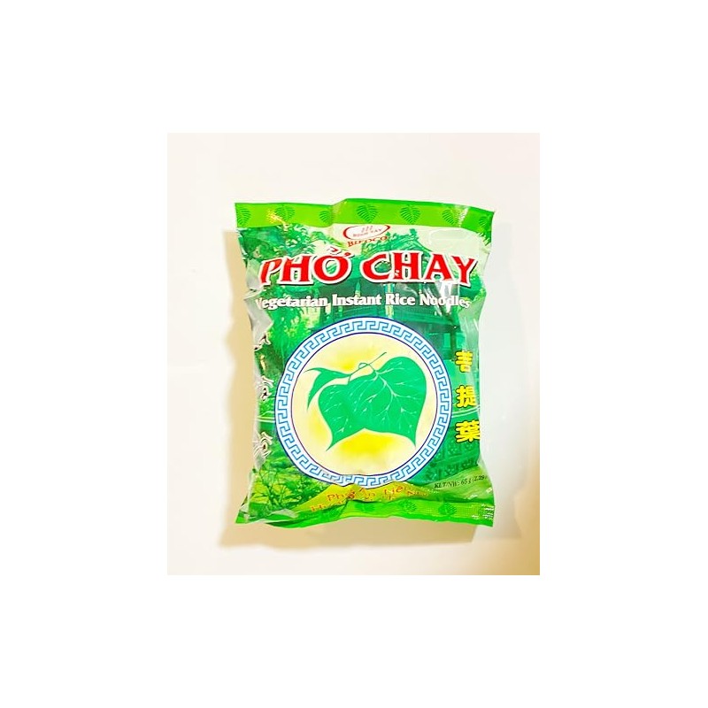 Pho Chay Vegetarian Instant Rice Noodles, 65g, Vietnamese Style,10 Pack