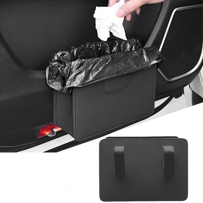 Refoiner Car Trash Can, Stylish, Car Storage Box, Multifunctional Trash