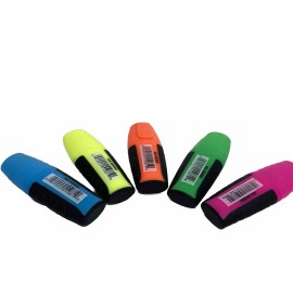 Wexford Lot of 5 Mini Wexford Brand Assorted colors Highlighters Yellow Blue Orange