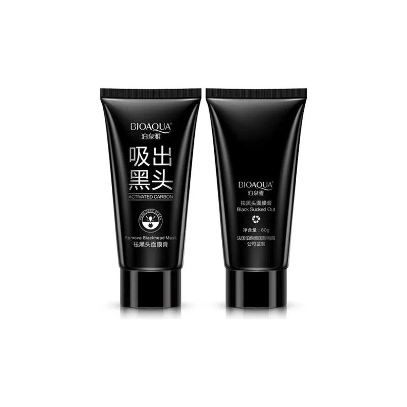 Mascarilla Negra Carbón Para Puntos Negros Limpieza Facial