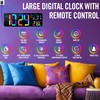 TXL16.5 Digital Wall Clock Large Display, LED Wall Clock RGB