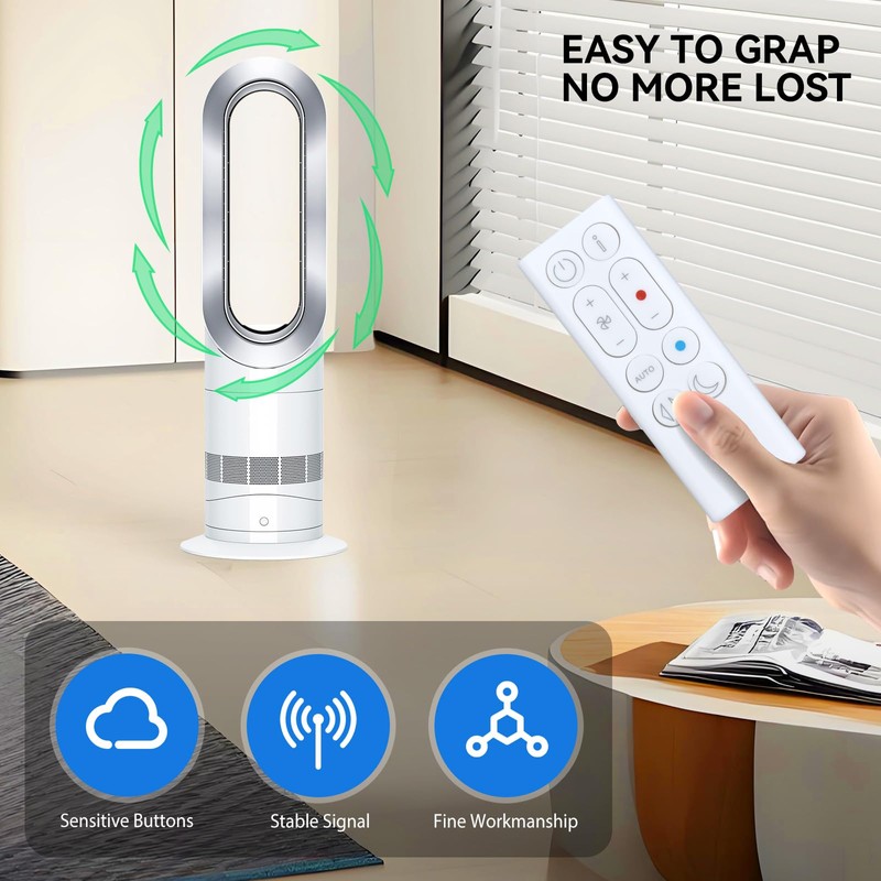 ‎MOVHEIYL Replacement Remote Control for Dyson Purifier Hot+Cool Gen1 HP10