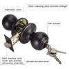 NEWBANG Entry Lock for Exterior Door, Ball Style Keyed Entry
