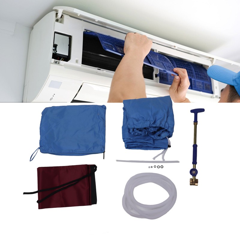 Air Conditioner Cleaning Cover Kit Wall Mounted Air Conditioner Waterproof