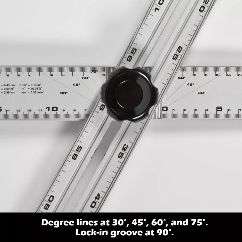 Kapro - 317 Adjustable Drywall T-Square Tool - Aluminum -