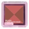Rubor Duo Compact Blush Hbf585 Ruby Rose Tono del maquillaje
