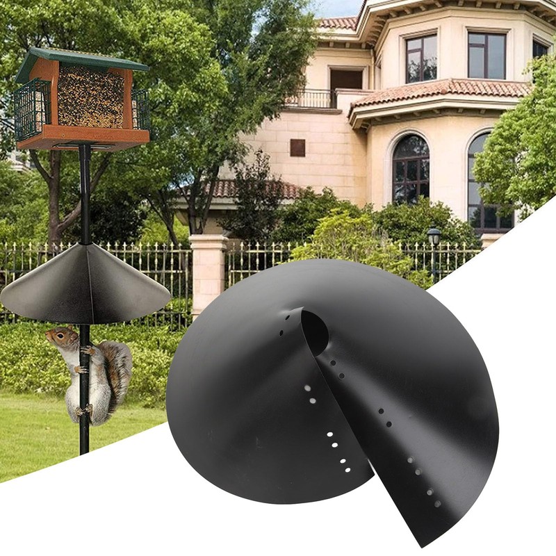 Squirrel Baffle, Effective Protection, Plastic Pole Mount, Wrap Around Squirrel