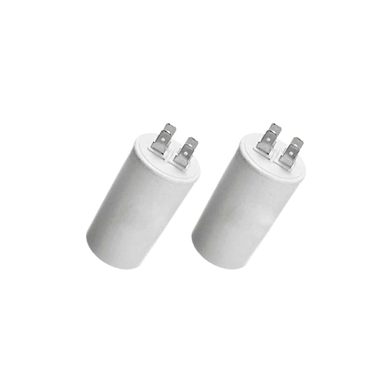 Pack 2Pzas Capacitor 45 UF Para Bomba Centrifuga 1Hp