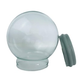 Youda Home Decoration DIY Empty Glass Snow Globe Water Snow Globe Accessories Snow Globe kit (D120mm)