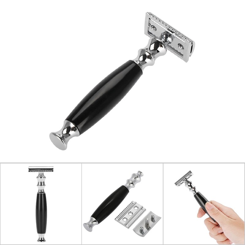 Stainless Steel Beard Shaping Template and Razor Mustache Shaving Set