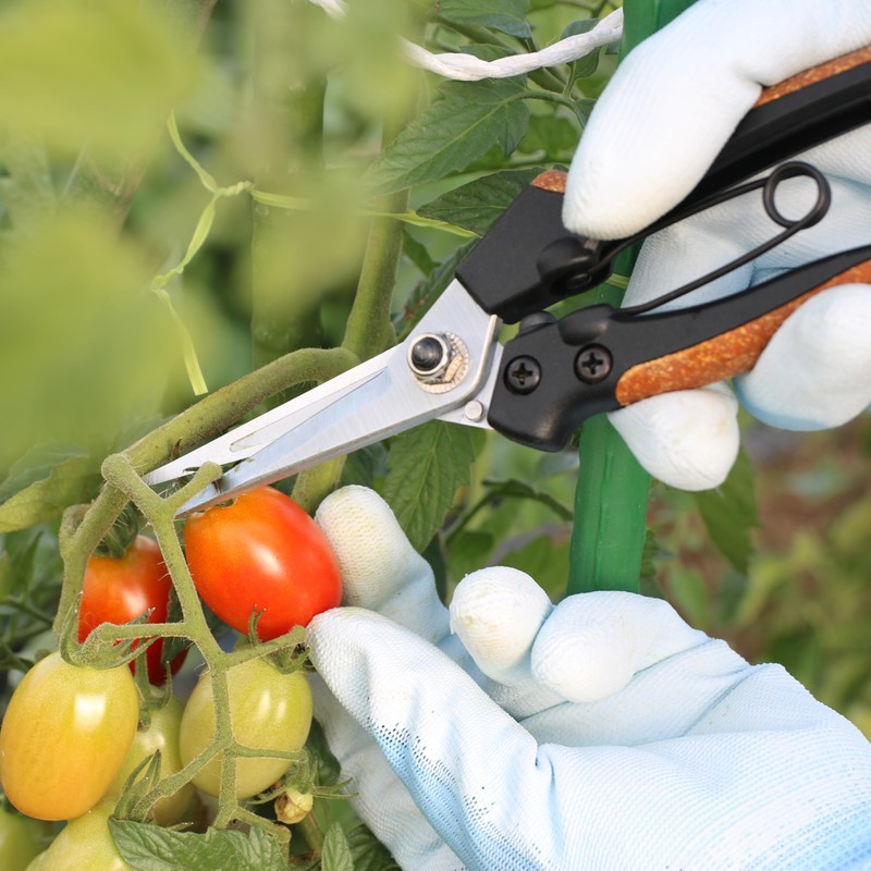 KAKURI GardeningPro 70265 Cork Handle Bud Cutting Shears, Total Length