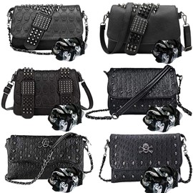 Puyang Ladies Pu Cross Body Bag, Shoulder Bag with Adjustable Strap and Chain- Multipurpose Shoulder & Crossbody Bags for Women A4