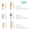 Kinstecks 150PCS 2.8mm 4.8mm 6.3mm Wire Spade Connector 3.9mm Bullet