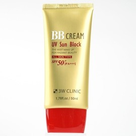 UV sun block ultraviolet BB cream for all skin types 50ml / UV 선 블럭 자외선 비비 크림 모든피부타입 50ml