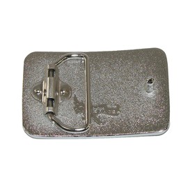 CTM Blank Large Belt Buckle, Antiqued Silver