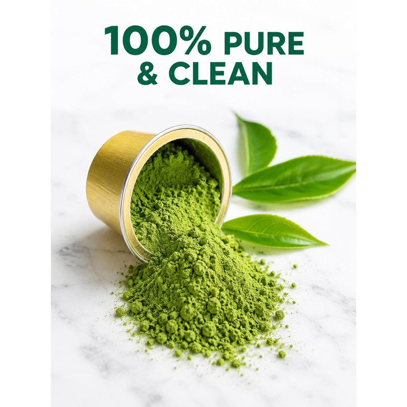 LeafCharm Matcha Capsules for Iced Latte, Original Line, 10 Count