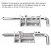 sourcing map Bolt Bolt 1 Piece 10 x 135 mm