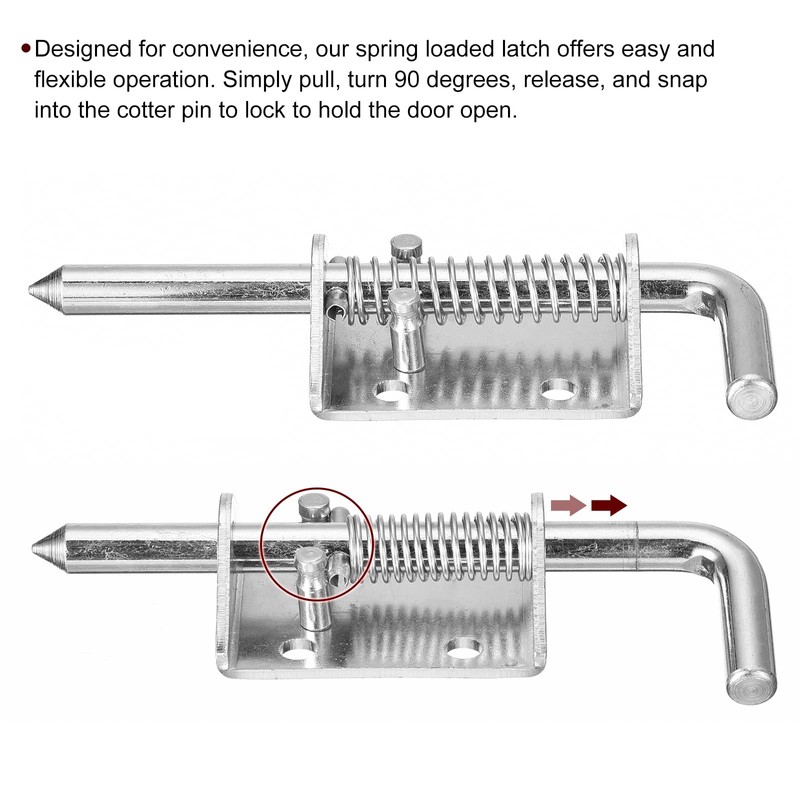 sourcing map Bolt Bolt 1 Piece 10 x 135 mm
