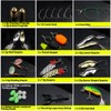 106pc Multifunctional Fishing Tackle Kit Metal Spoon Fishing Mixed Hard