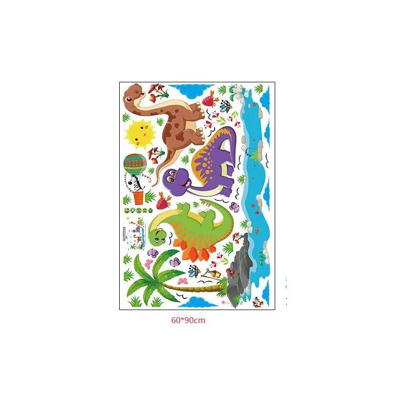 DaraBaby Vinil Decorativo Infantil Animales Dinosaurios Bebé Niño